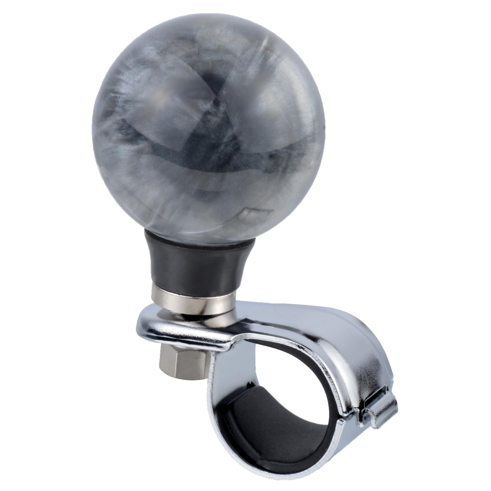 

Lunsom Wheel Spinner Resin Steering Wheel Knob Spinner Steering Wheel Ball Suicide Knob Power Steering Wheel Compatible with and Gray Knob, Cars, серый