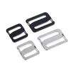 2/4 Pièces Boucle Réglable à Double Ouverture en Acier Inoxydable pour Connexion de Sangle de Sac à Dos Sangle de Sac de Ceinture Mousqueton Clip Boucle Raccord