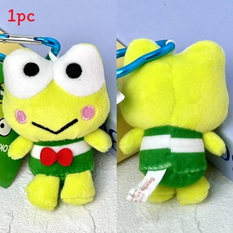Kuromi Plush Keychain With Heart Shape For Bag Decoration And Collectible Fans