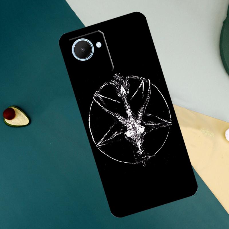 Devil Satan Dark Art For Realme 9 10 11 Pro Plus GT Neo 5 3 3T C11 C15 C25s C21Y C30 C31 C33 C35 C53 C55 Case