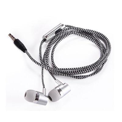 Heavy Bass In-Ear Wired Earphones with Mic & Remote, Braided Cable