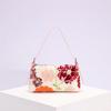 Borsa a mano in PVC con paillettes per donna con chiusura a zip per l'uso quotidiano