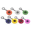 Rubber Fitness Keychain Weightlifting Theme 45lb Engraved Plate Keyring Lightweigh Barbell Plate Key Chain Accessory