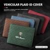 KQORV1 For Car Emblem Driver License Holder Credit Card Protective Cover Accessories Giulietta GT 159 147 156 Mito Brera