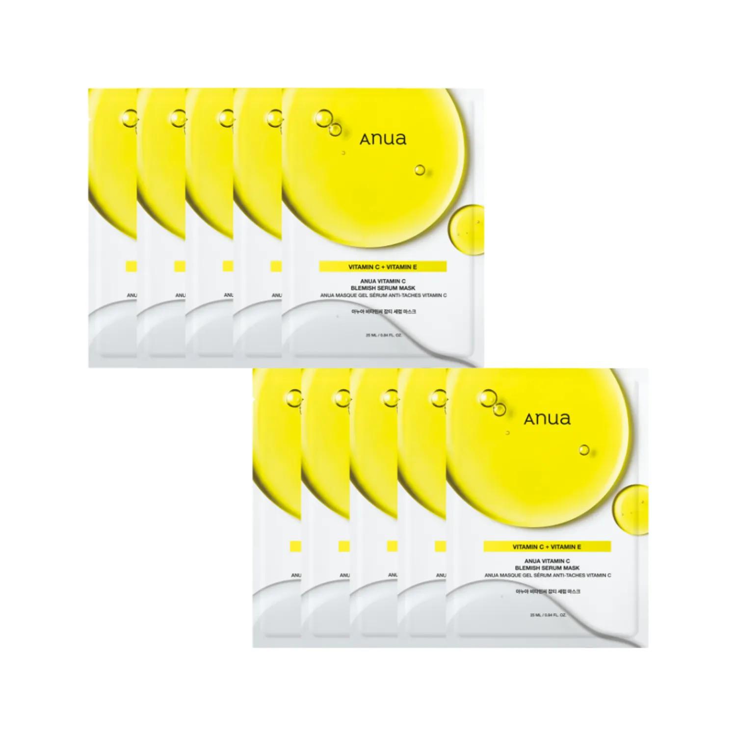 

Anua Vitamin C Blemish Serum Mask 25ml x 10ea +RANDOM GIFT