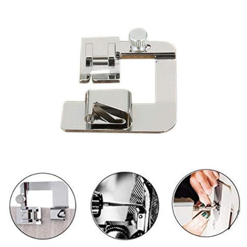 Wide Rolled Hem Pressure Foot 3/4 Inch For Low Shank Sewing Machine Presser Foot