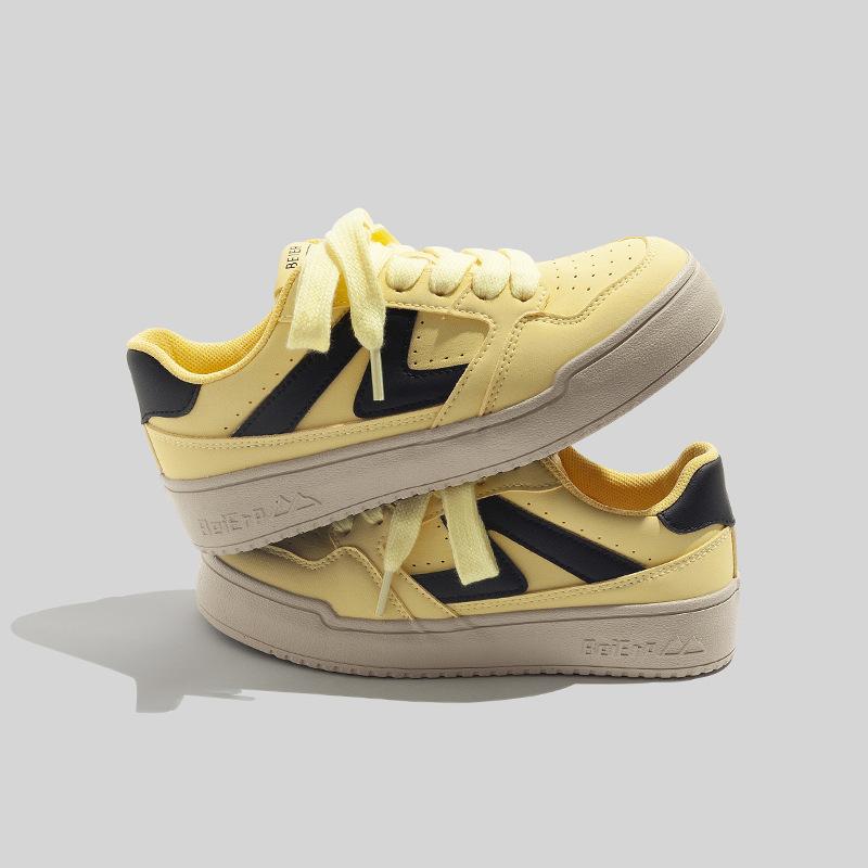 

Niche retro casual shoes new big head breathable bread shoes comfortable student board shoes women 35