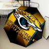 Jaguars Team Spirit Umbrella Folding Umbrella, Automatic Umbrella 8-Frame for Travel, Camping Use Gift for Halloween Christmas