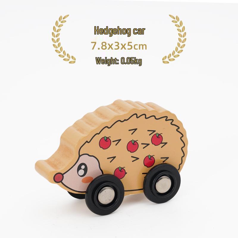 Leku Wooden Train Accessories: Cute Animal, Car, Ship, Spaceship - Compatible with Thomas the Train