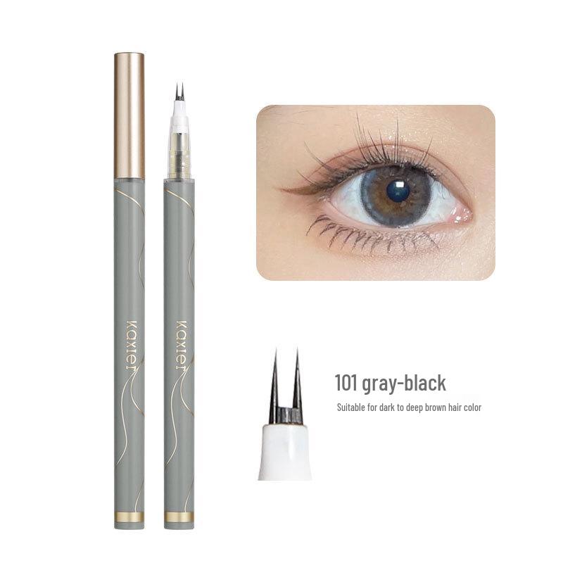 Kashir One-Stroke Heartbeat Eyeliner Mascara: No-Smudge, Long-Lasting, Quick-Dry Lower Lash & Tear Duct Pen.