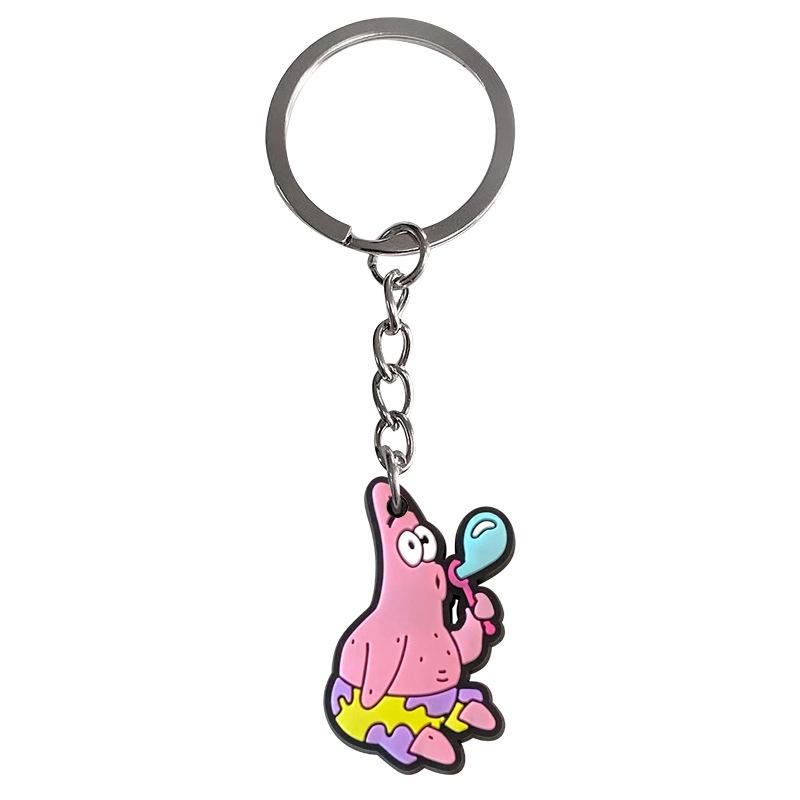 SpongeBob & Patrick Star PVC Keychain - 32 Styles, Cute Cartoon Bag Pendant