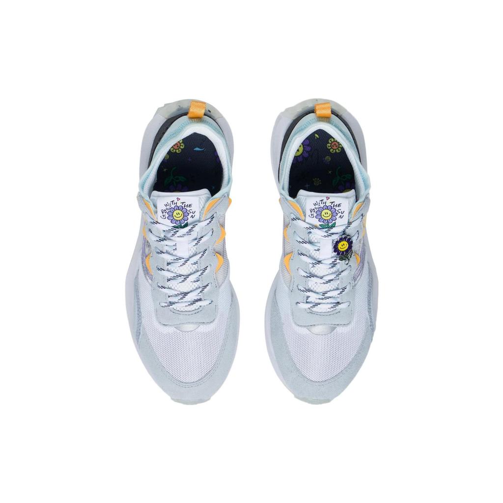 Li Ning Square And Round V2 Casual Shoes Women's Low top Standard White/Dawn Gray/Black AGCS026-1