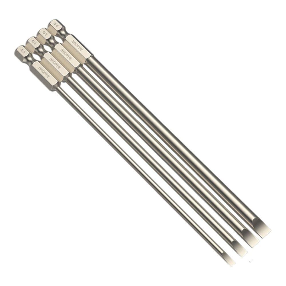 S2 Steel Magnetic Tip Slotted Screwdriver Quick Change Electric Driver Tool