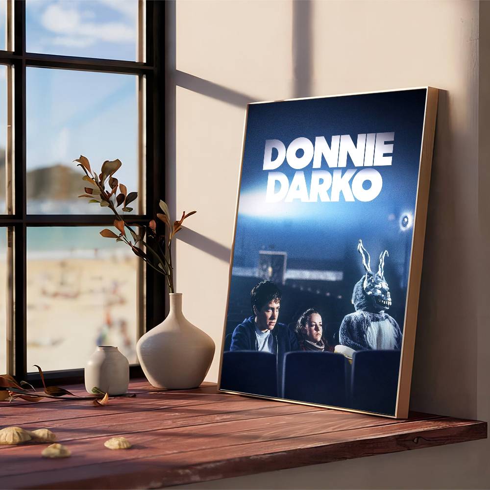 Film Horror Classico Donnie Darko Poster Vintage Adesivo Kraft Retro Adesivo Fai da Te Stanza Bar Caffetteria Decorazione Stanza Kawaii