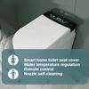 Elektrisch beheizbare Smarte Toilettenbrille mit Sofort-Spülung und Trocknungsfunktion Badezimmerzubehör Automatischer Toilettensitzbezug
