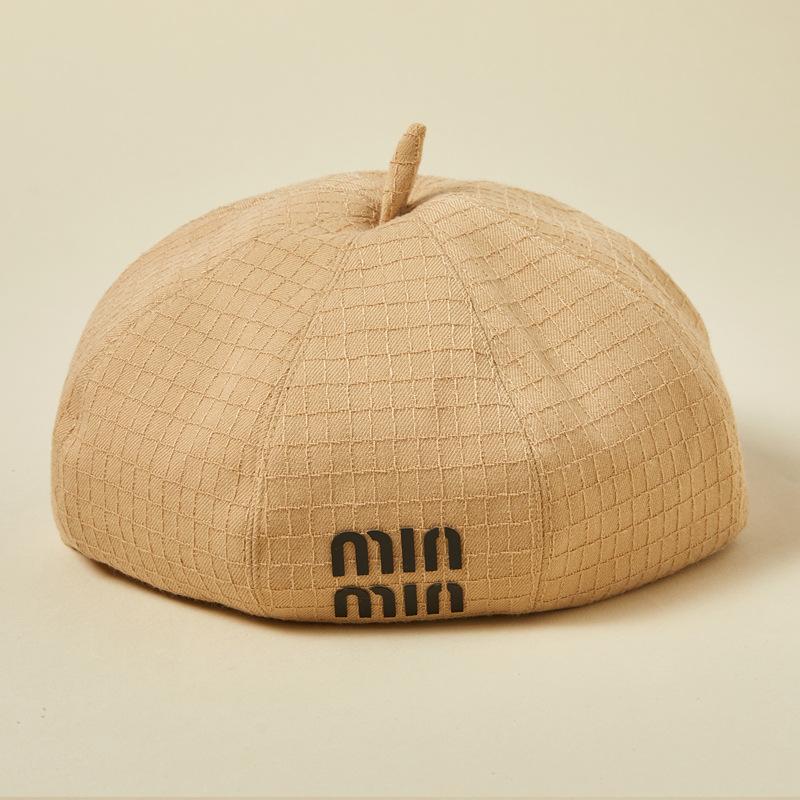 

Осень и зима новая шляпа женская модная берет с буквой однотонная универсальная ретро шляпа художника темпераментная шляпа-тыква One Size