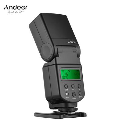 Andoer Evrensel Flaş Speedlite GN40 Ayarlanabilir LED Dolgu Işığı Braketli Kamera Flaş
