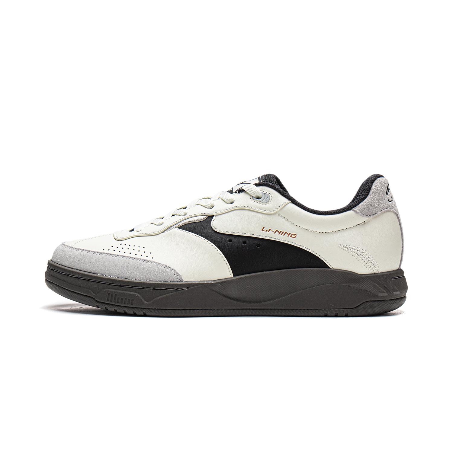 

Li Ning Hedge Slip Resistant Cushioning Breathable Height Increasing Low top Skateboard Shoes Unisex White Black AGCW031-4 44