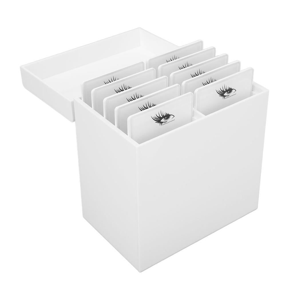 Acrylic Eyelash Storage Box 10 Layers Ultraviolet Light Cleaning Dustproof False Lash Storage