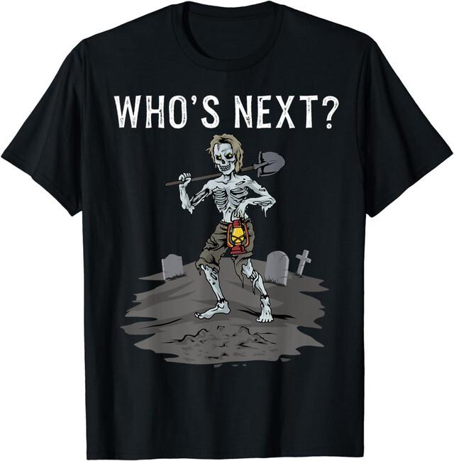 NEW LIMITED Halloween Skeleton Who s Next Graveyard Scary Costume Grave T-Shirt S разноцветный