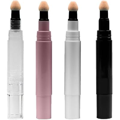 DOITOOL 4pcs Blush Dispenser Pen Cream Blusher Makeup Lipstick Small Empty Tube Empty Bottle Refillable Bottles Empty Makeup Tube Lip Sample