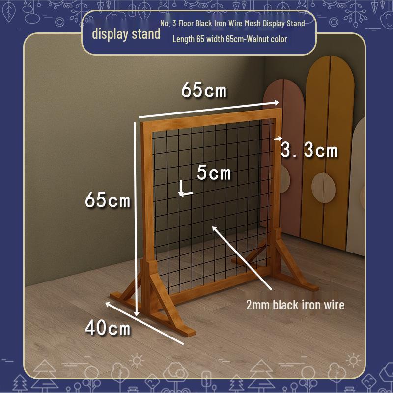 Handmade Display Shelf: Grid Photo Frame & Plant Rack for Kindergarten & Crafts