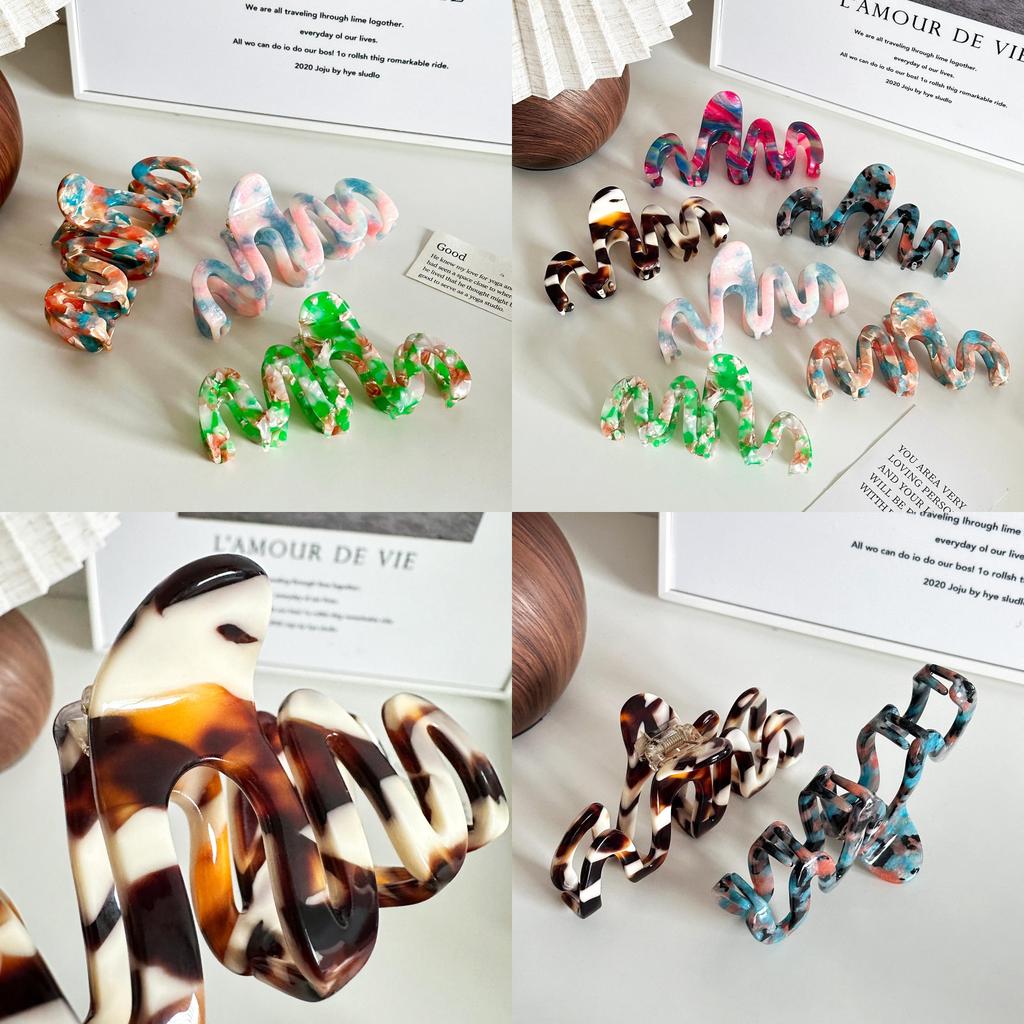 Premium 4mm Acetate Hair Clip In Sophisticated Colors Ideal For Trendy Chignon Styles