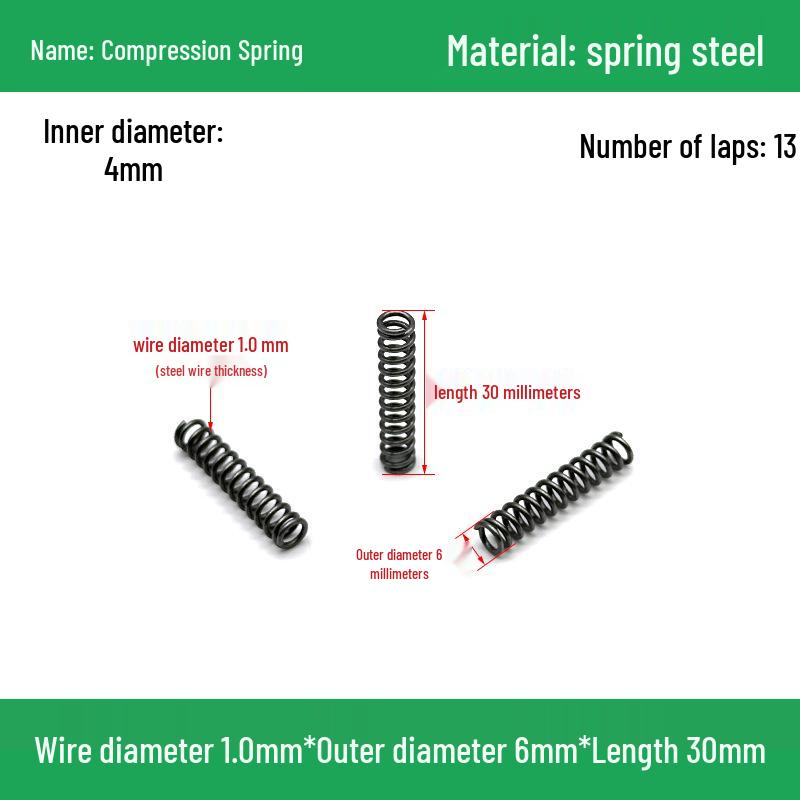 Heavy Duty Y-Type Compression Spring Shock Absorber, 1.0mm Wire Diameter, Outer Diameter 5-20mm.