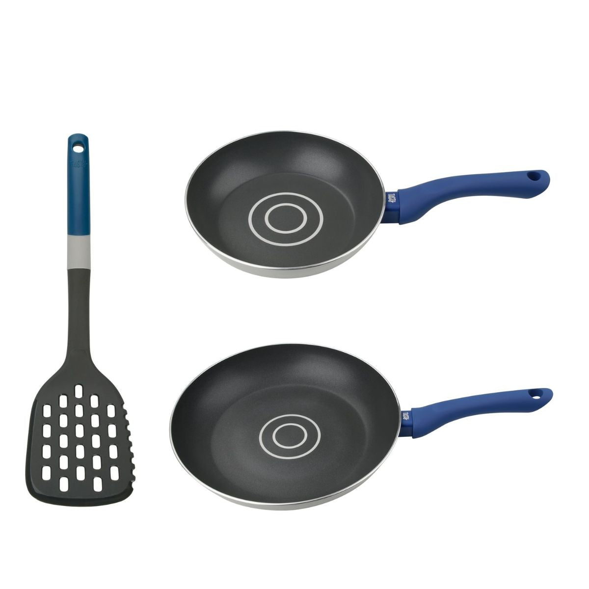 

Набор из 2 сковородок с дозатором масла и 1 лопаточки 2 в 1 Tasty ref. 9984550