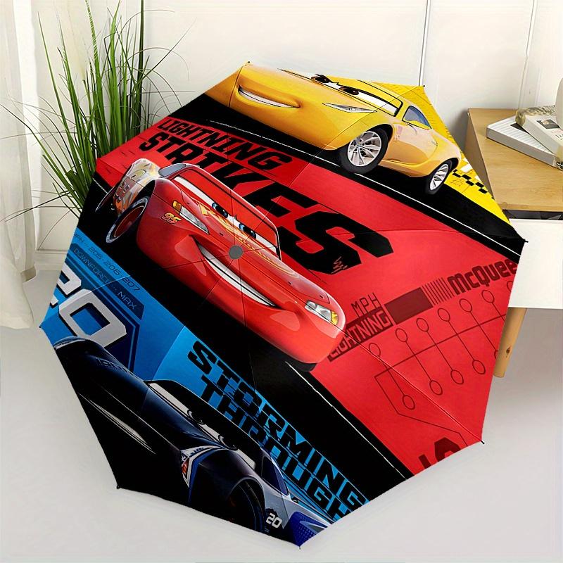 

Cruz Ramirez, Lightning McQueen Automatic Opening and Closing Umbrella, Compact Travel Umbrella, Lightweight and Portable, Suitable for Beac