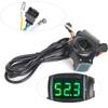 E?Bike Thumb Throttle LCD Display Digital Battery Voltage Power Switch for Electric Vehicle