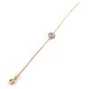 Altesse [M5943] - Bracelet plaqué or 'Sissi' violet doré - 15 mm
