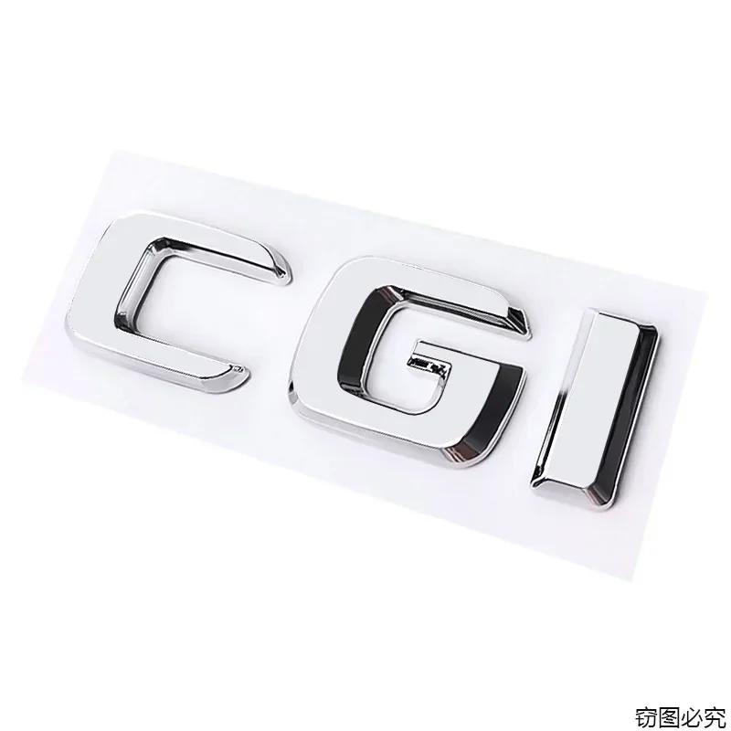 ABS Car Tail Letters Emblem Sticker Auto Fender Side Badge for Mercedes Benz CGI CDI Logo W111 W210 W213 W203 W205 CLK CLA GLA RW1