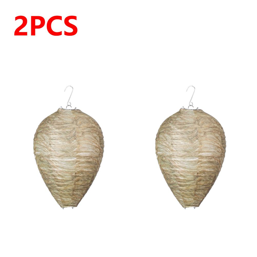 Wiszące gniazdo osy, wabik na zewnątrz, wodoodporny, sztuczny, gniazdo osy, wabik na gniazdo, szerszenie, plastikowe owady, papierowy napęd, ul, latarnia