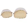 2Pcs Food Serving Tent Basket Fly Skeeter Insect Resistant Bamboo Basket With Dish Mesh Cover