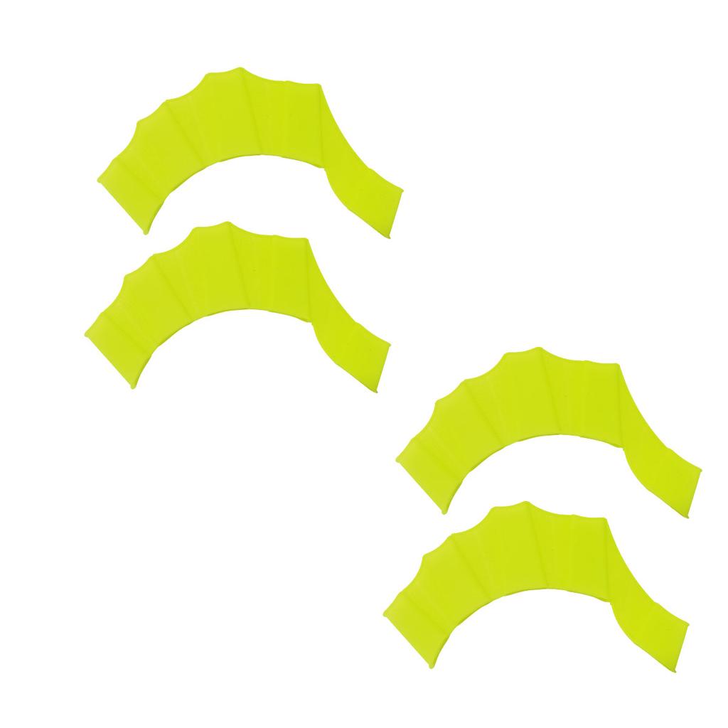 Silikonové ploutve ploutve Ploutev Muži Ženy Dítě Bazén Sport Profesionální trénink Rukavice na prstech Rukavice Pádla Vybavení