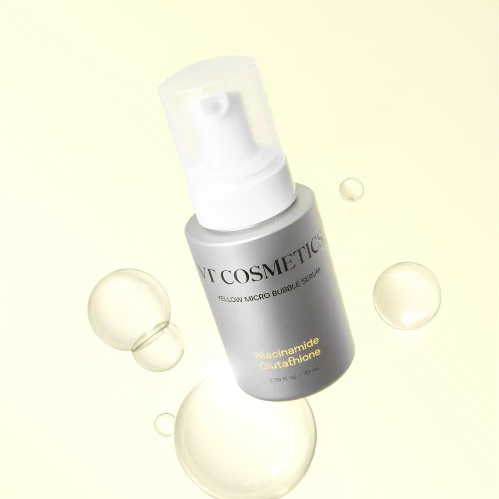 VT COSMETICS Niacinamide Glutathione Yellow Micro Bubble Serum 70ml 5% Niacinamide Glutathione Alpha Arbutin Ceramide Brightening Face Serum