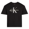 Girls Glitter Logo Crew Neck T-Shirt