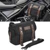 Motorcycle Side Bag Universal Waterproof Rear Seat Bag Luggage Motorbike Tail Bag Electric Vehicle Hanging Bag Retro Style