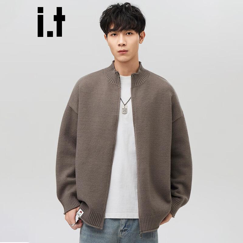 Мужской вязаный кардиган свободного кроя CHOCOOLATE M