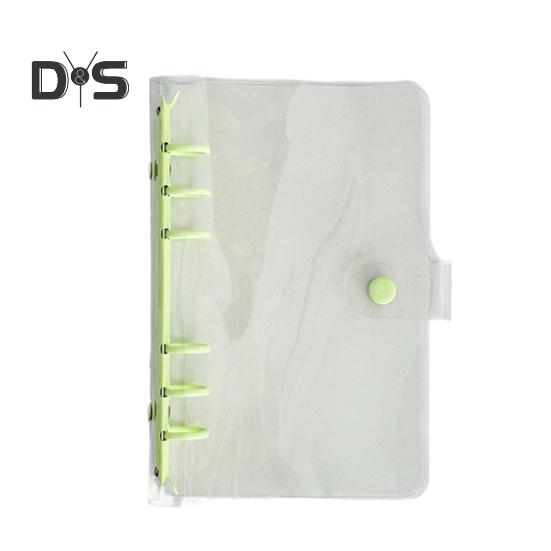 Водонепроницаемая книга в мягкой обложке A7/A6, прозрачная папка A6, бюджетная папка, мягкий блокнот с прозрачным корпусом, офисные принадлежности зелёный