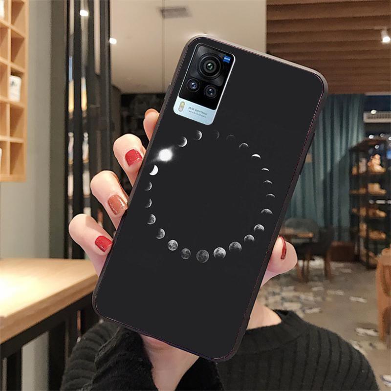 Moon Star Space Astronaut Phone Case for VIVO V21E V21 V23 V23E V2109 Y53S Y33S Y55 Y76 Y31 Y21 Y72 Y01 Y21S Y11S
