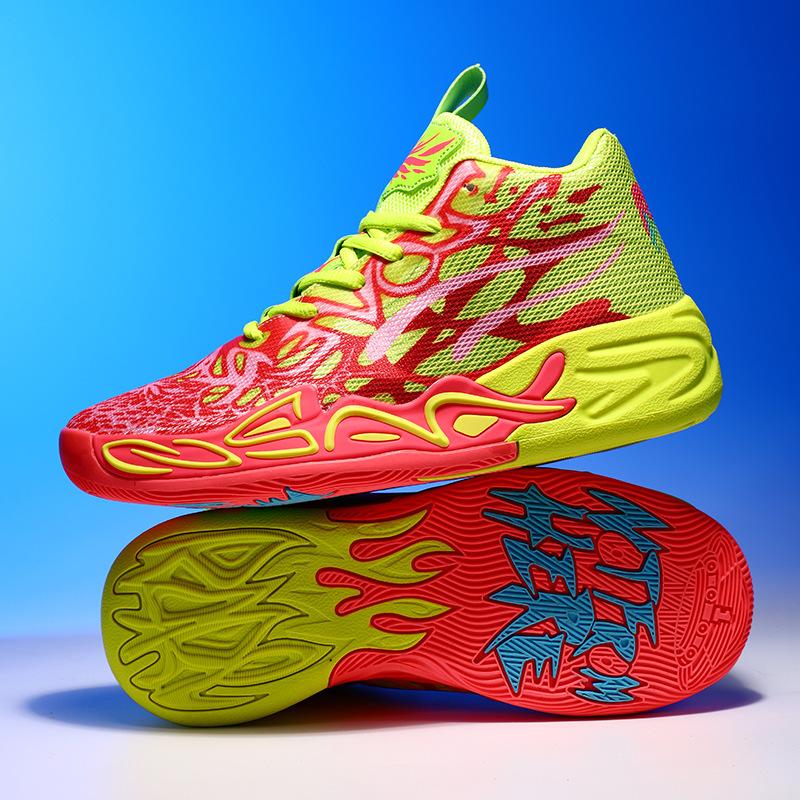 Mandarin Duck Basketball Shoes Three-ball 4th Generation Students Actual Combat Lightweight Men's and Women's Sports Shoes Amazon Xiyin Sports Shoes