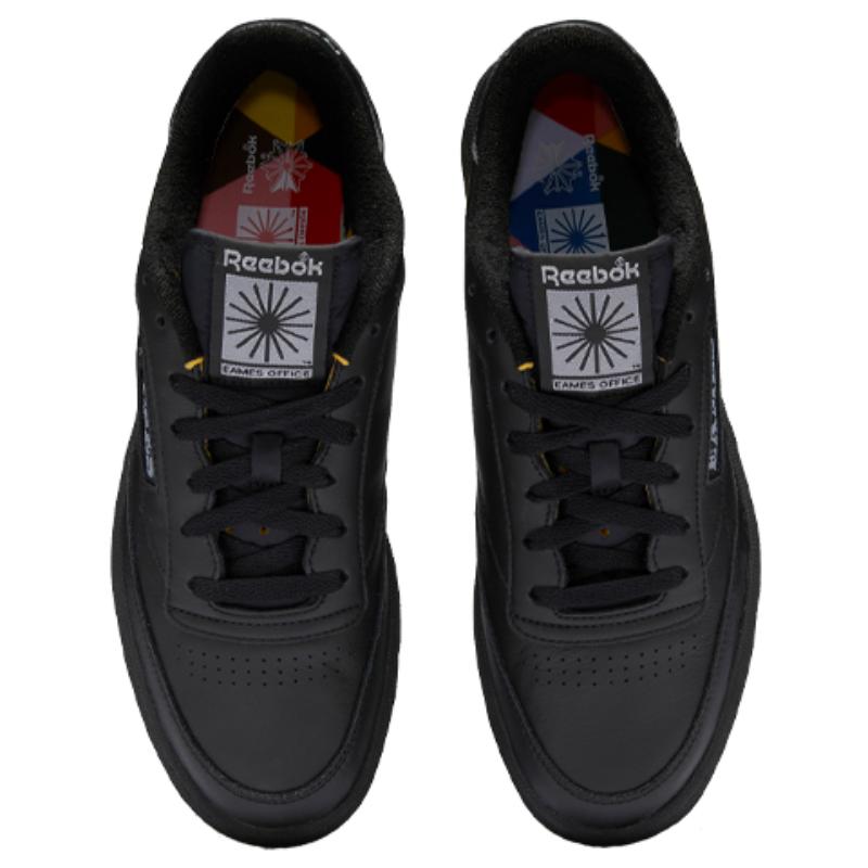 Reebok Eames Office X Reebok Club C 85 'Monotone Pack Black' Sneakers GY1067