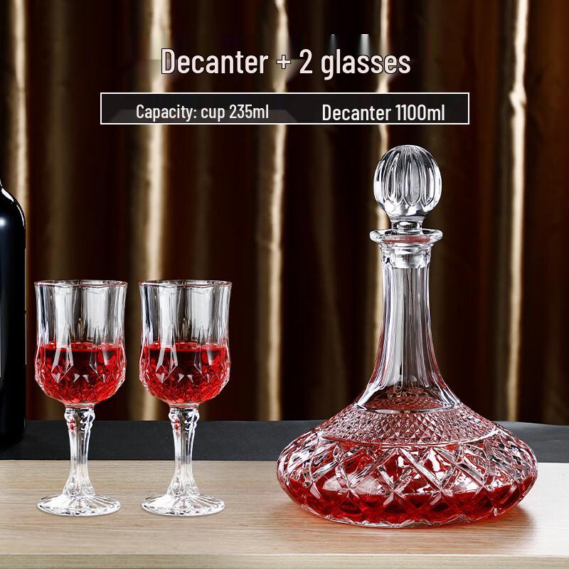

Shangqi Diamond Red Wine Decanter Set