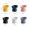 Cat Nordic Style Food Water Bowls Pet Animal Ceramic Eating Dishes High Foot Raised Puppy Cats Matte Bowls Elevated Dog Bowls