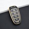 4 Tasten TPU Auto Schlüsselabdeckung Halter Schale für Hyundai Tucson Sonata Solaris Hybrid Nexo NX4 Santafe Auto DN8 Schlüsseltasche Schlüsselanhänger