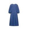Spring/Summer 2025 Women's Elegant Round Neck Washed Denim Dress