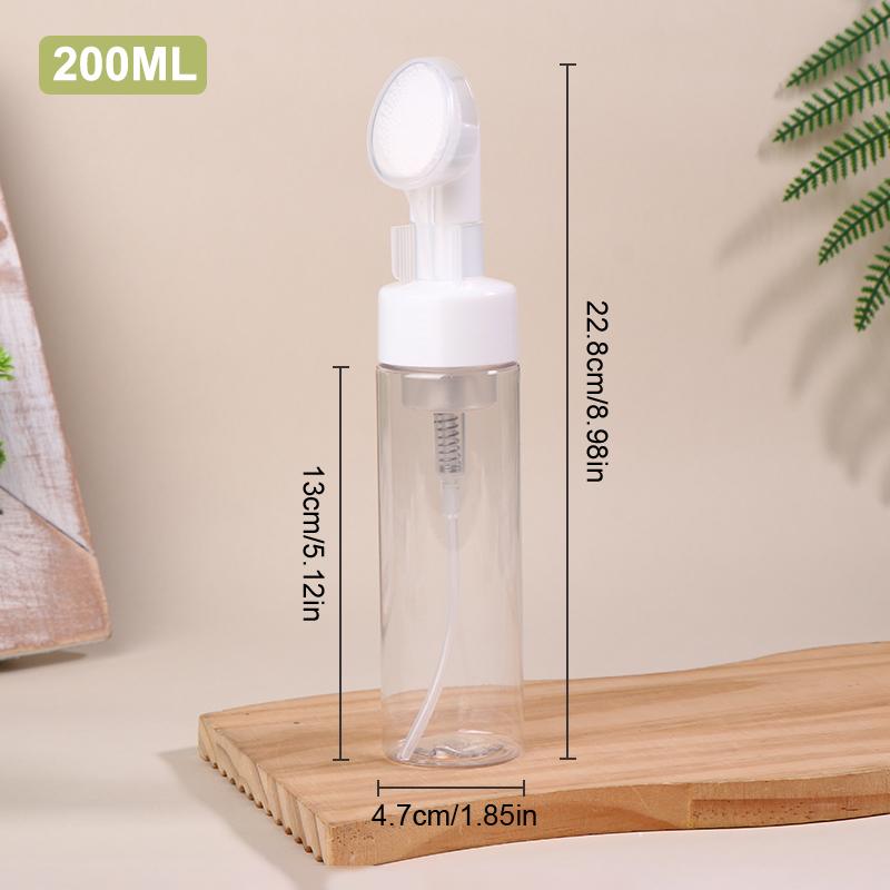 

100/120/150/200/250Ml Empty Facial Cleanser Mousse Foam Gel Head Wash Brush Foam Bottle Pressure Type Cleansing Milk Foaming