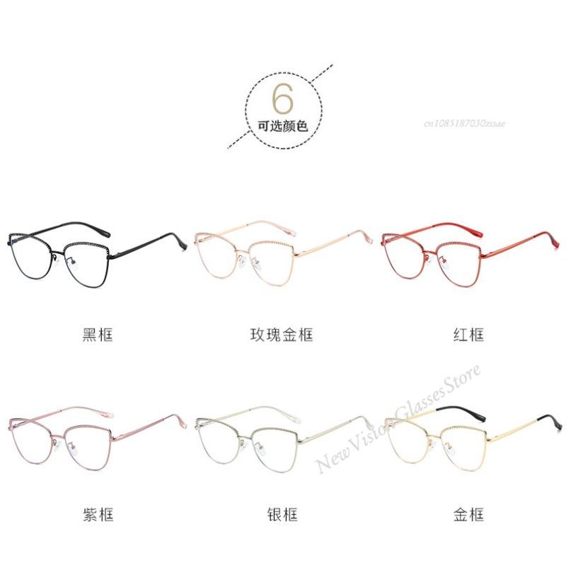 Shine Cat Eye Blue Light Blocking Glasses For Women Optical Spectacle Eye Protection Computer Eyeglasses Fashion  Eyewear